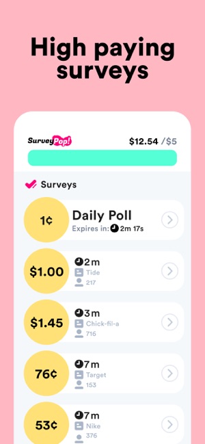 surveys that pay instantly