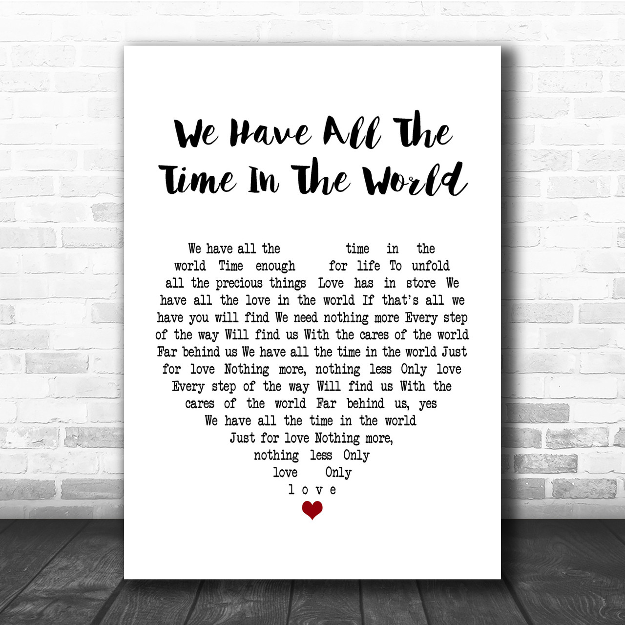 all the time in the world lyrics