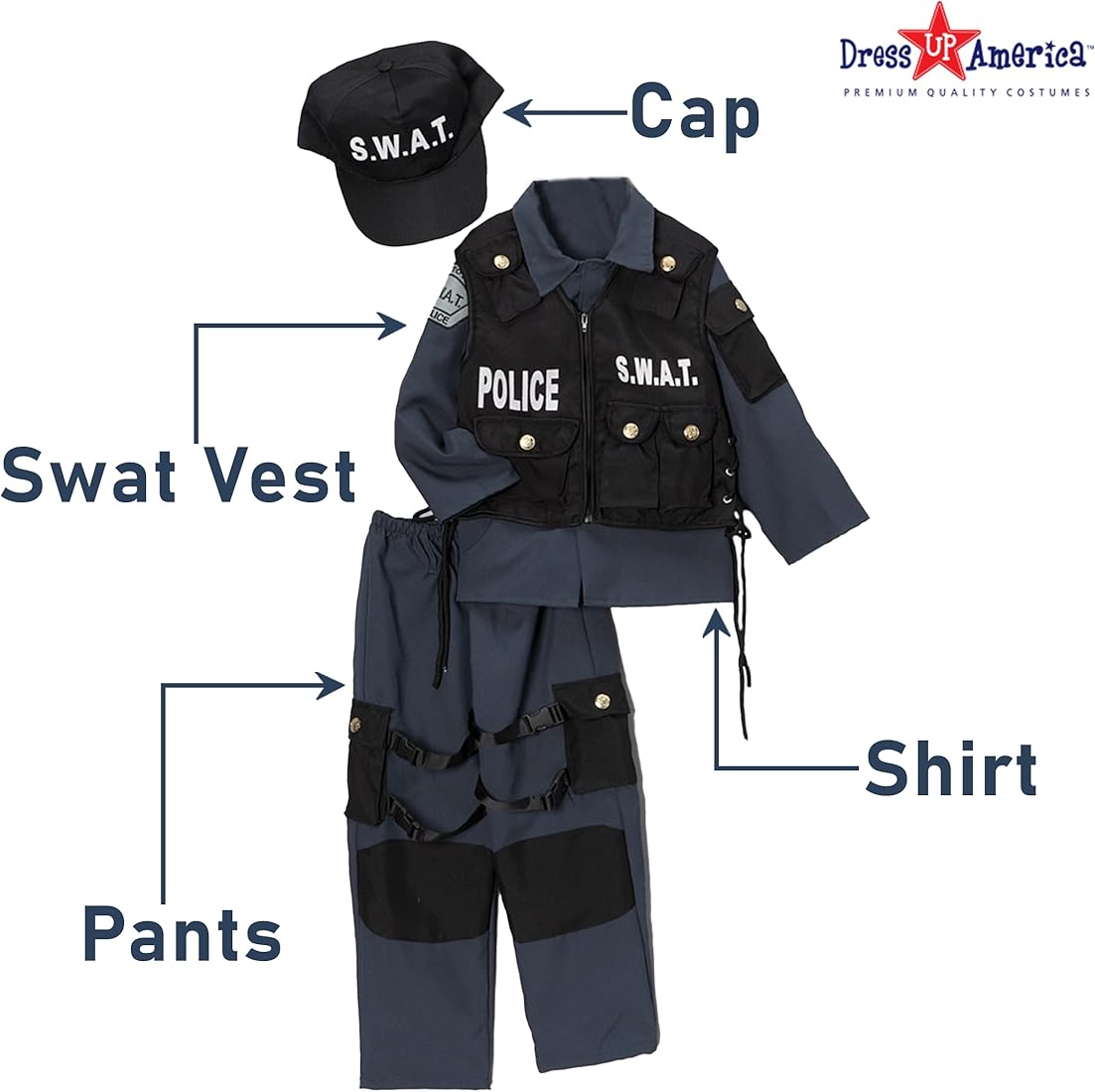 youth swat costume