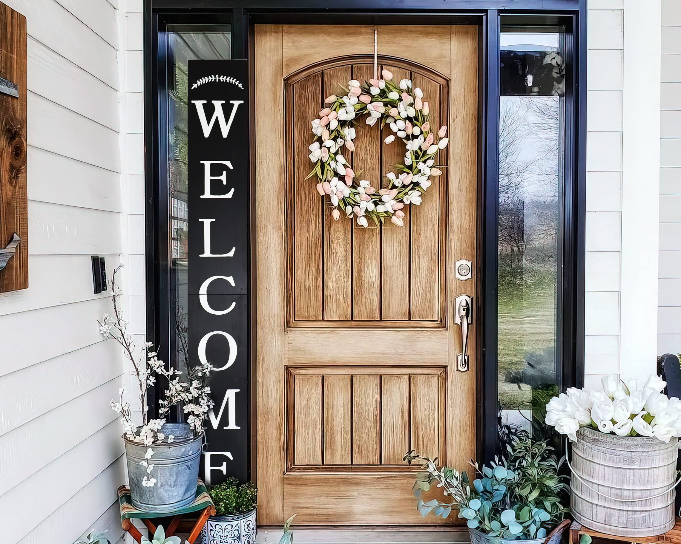 outdoor welcome signs