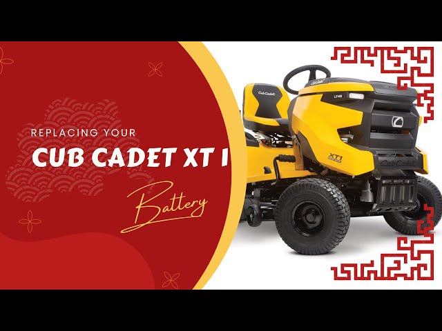 how to remove battery from cub cadet riding mower