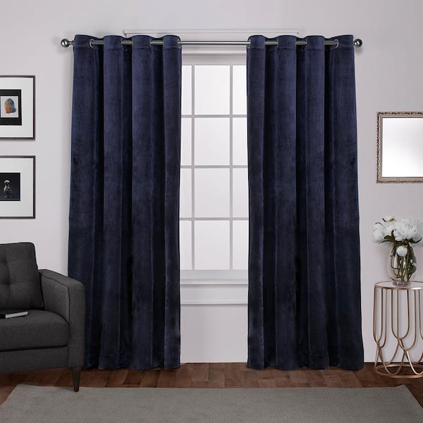 velvet grommet curtains