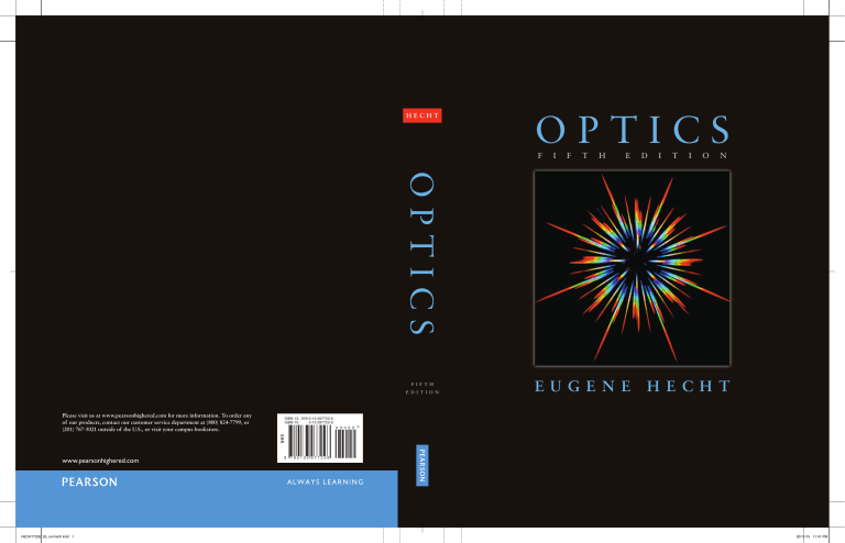 hecht optics pdf