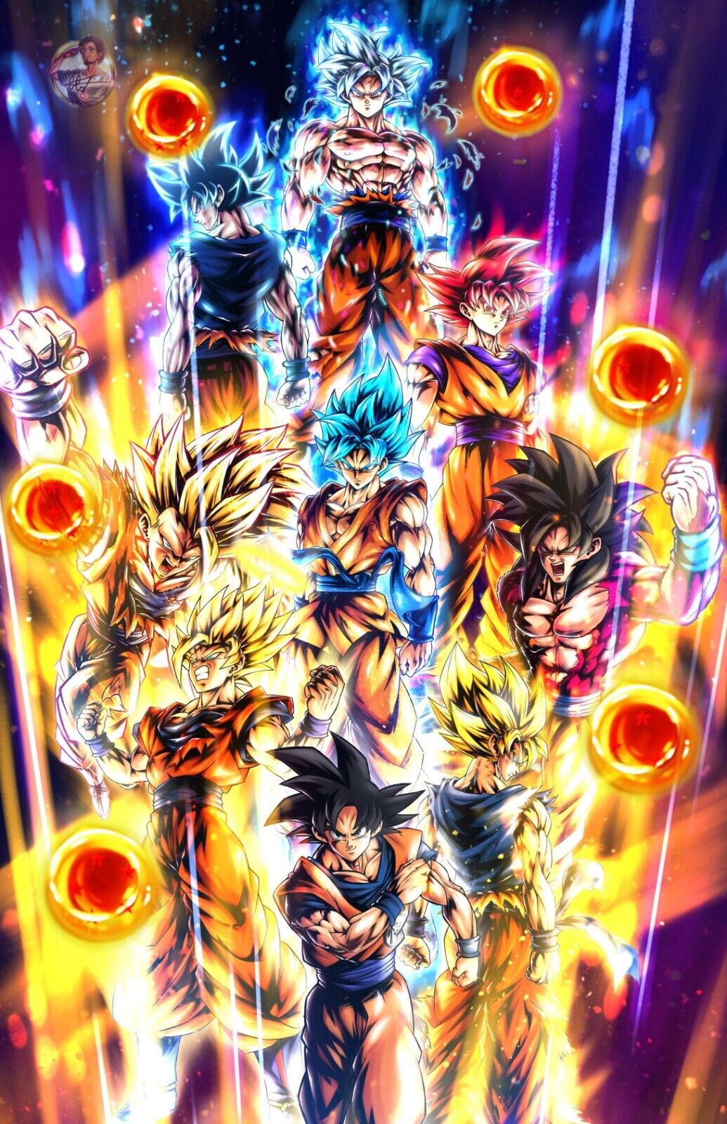 dragon ball z poster goku