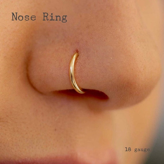 16 gauge nose hoop