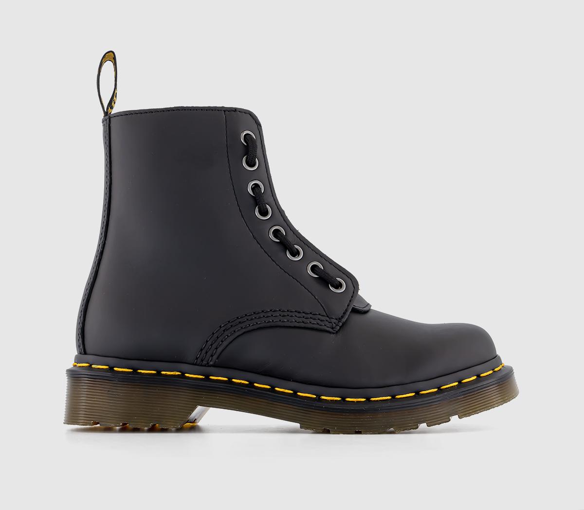 dr martens zip up boots