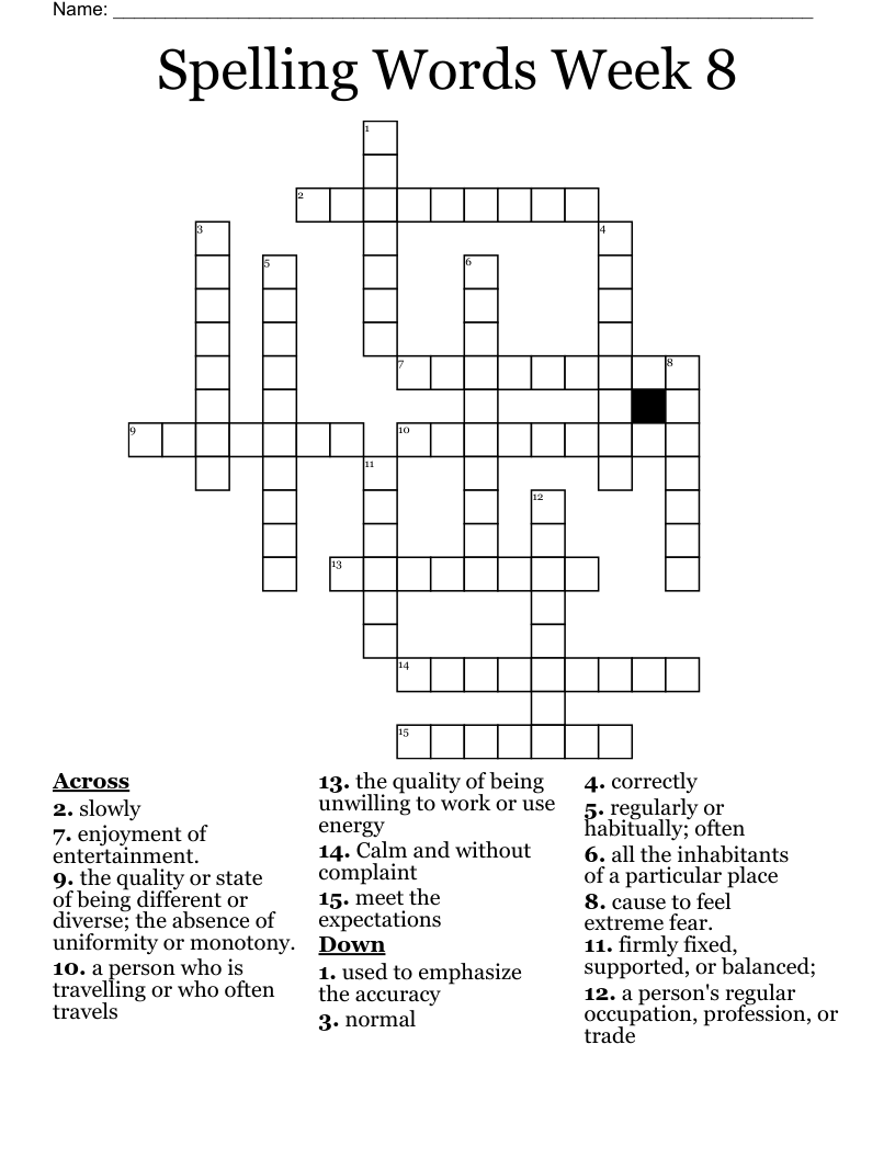 state of being tidy crossword clue