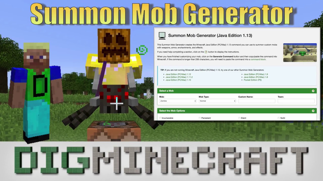 minecraft mob generator