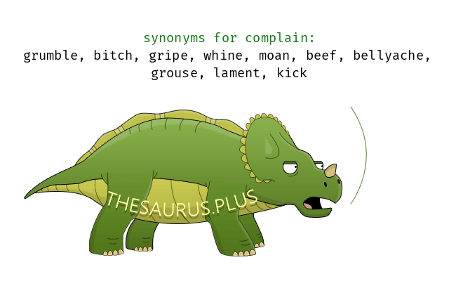 synonym of complain