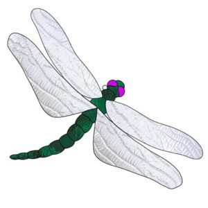 dragonfly stained glass pattern free