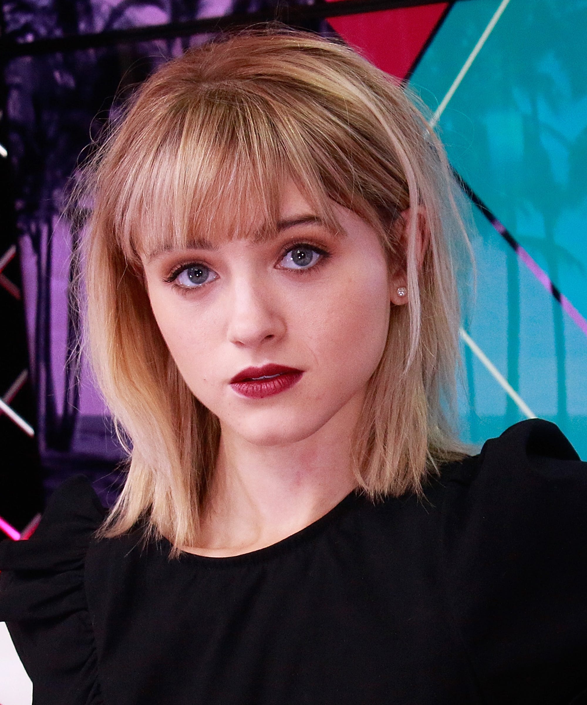 natalia dyer blonde hair