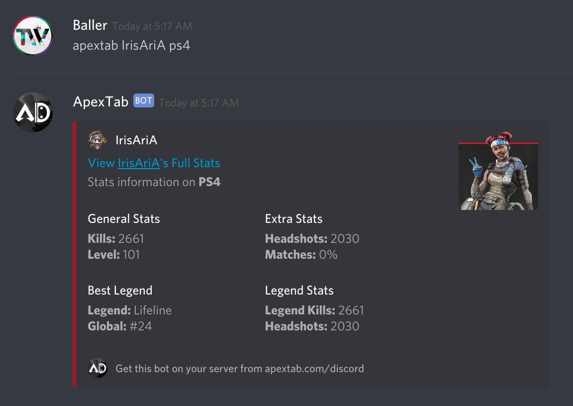 apex legends discord bot