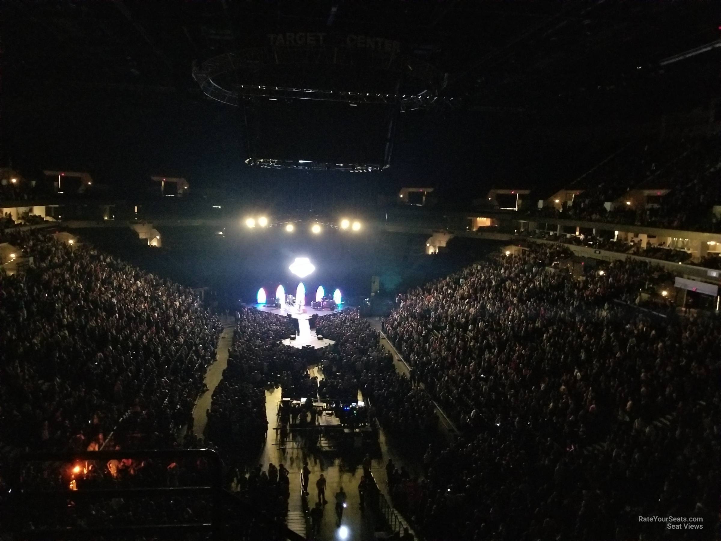 view from my seat target center