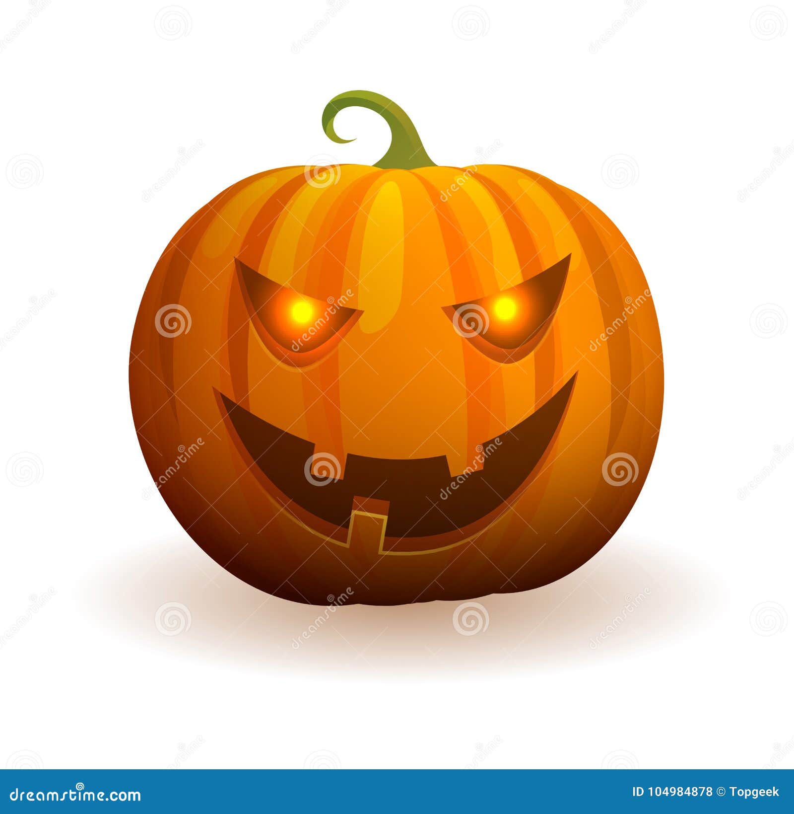 pumpkin evil face