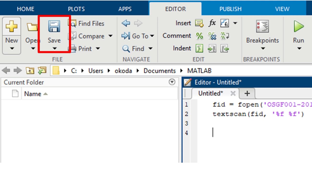 matlab read text file