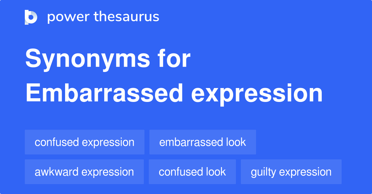 embarrassed synonym