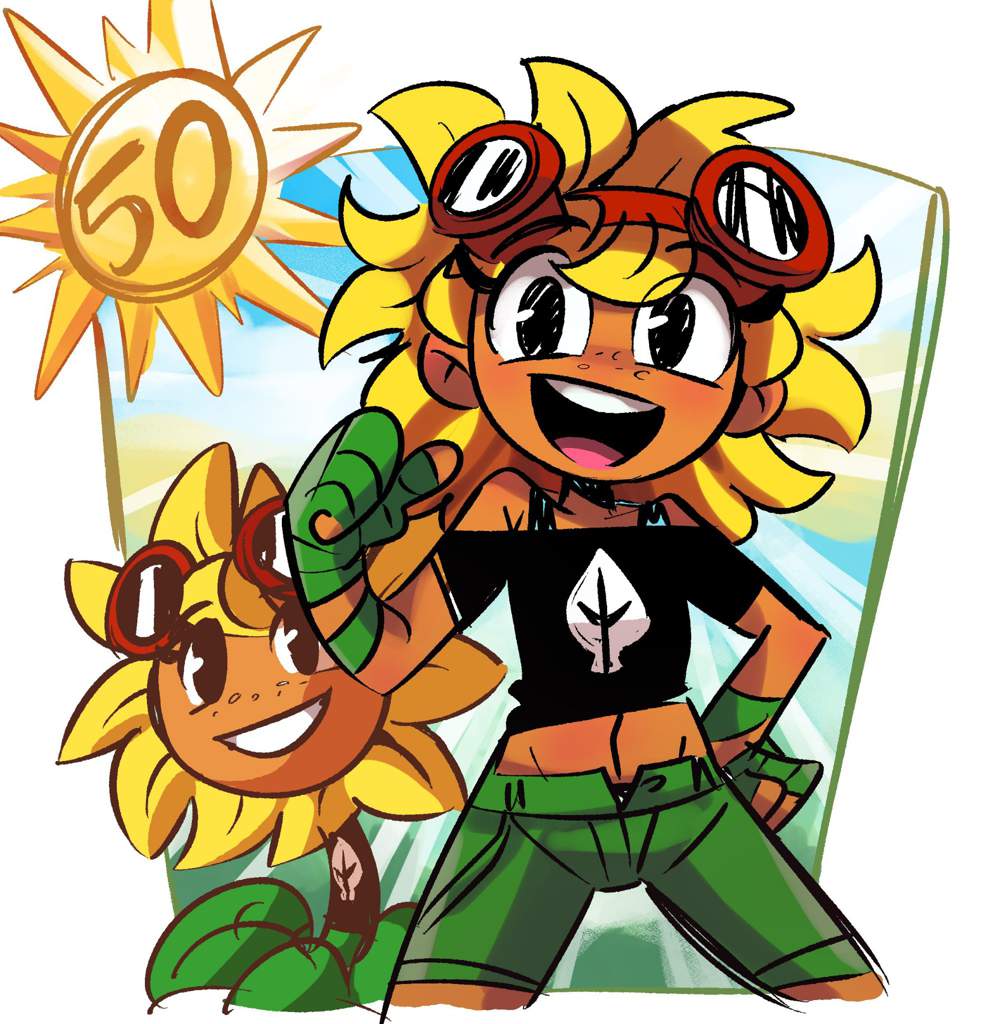 pvz solar flare fanart