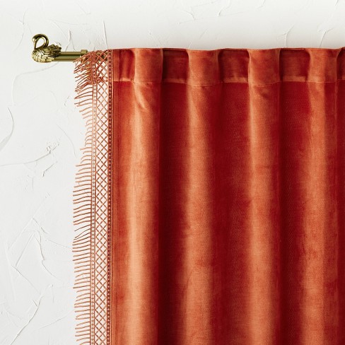 burnt orange drapes