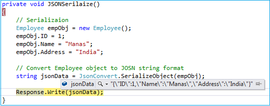 deserialize json c#