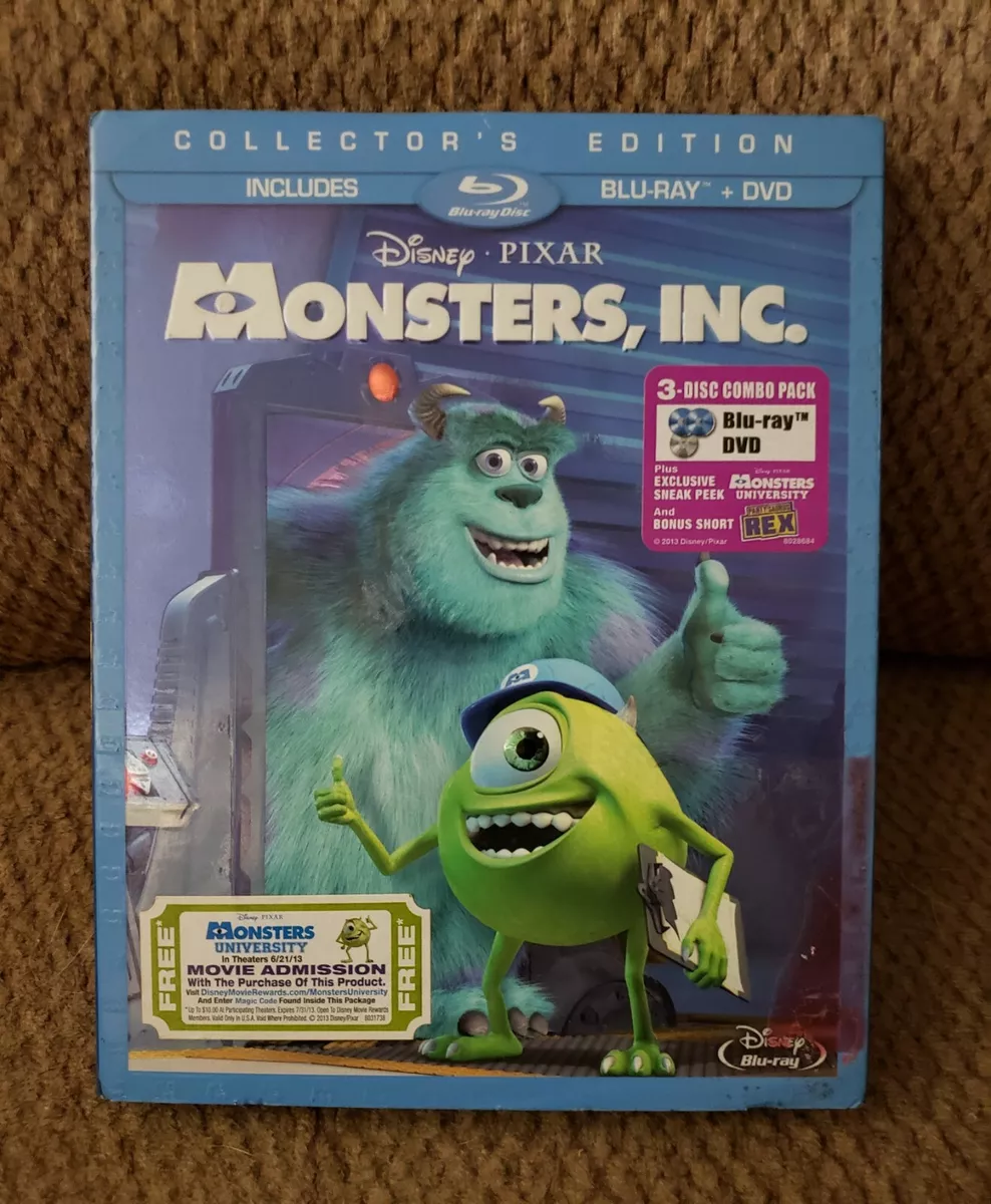 opening to monsters inc 2013 dvd