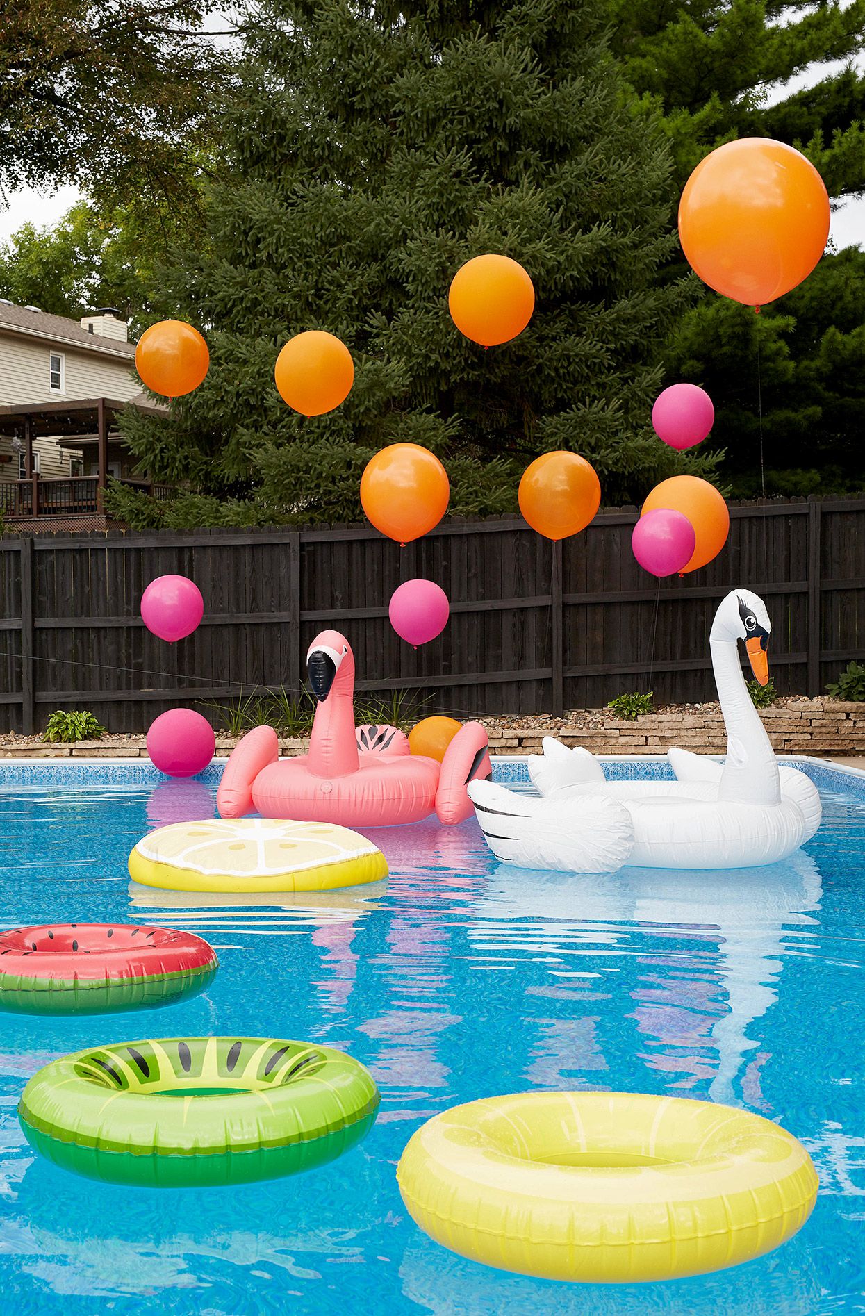 pool party tableware