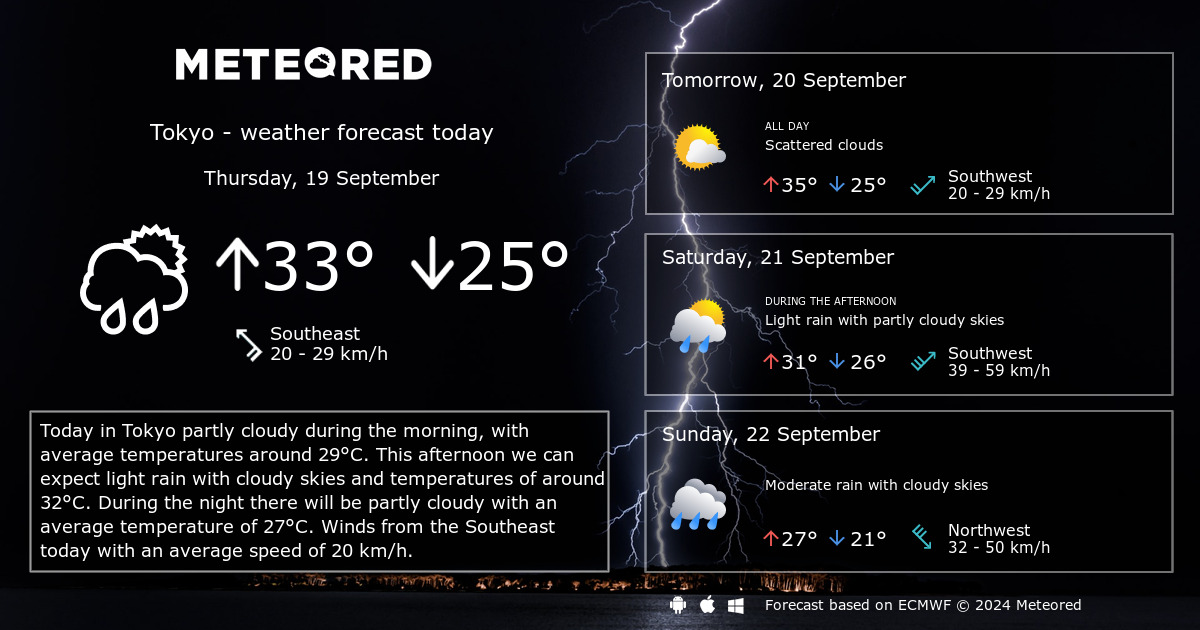 weather forecast tokyo 14 days