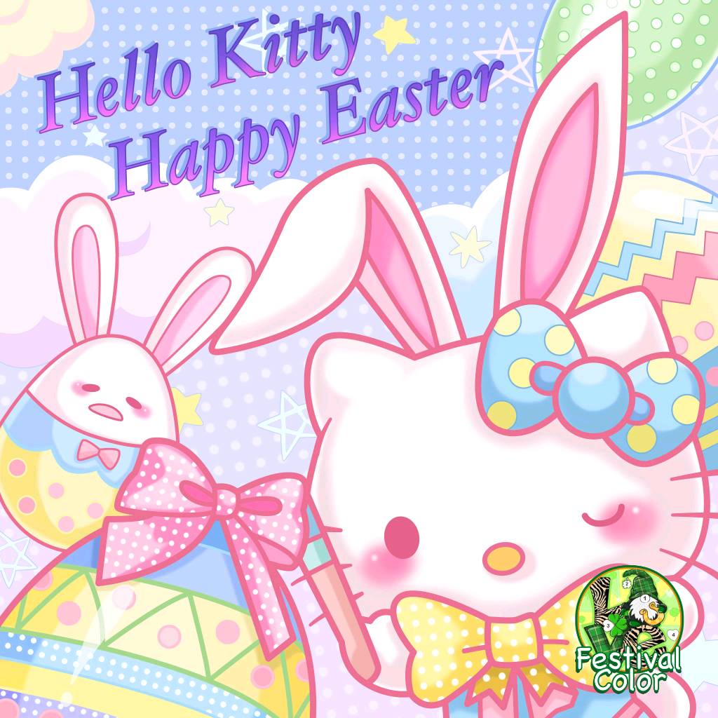 sanrio easter wallpaper