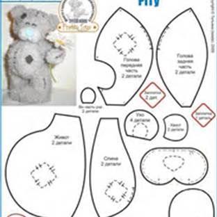 stuffed bear pattern free