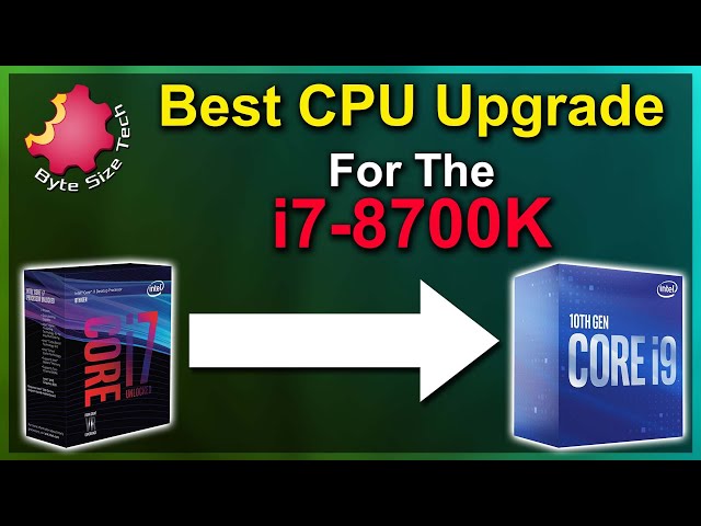 upgrade i7 8700k