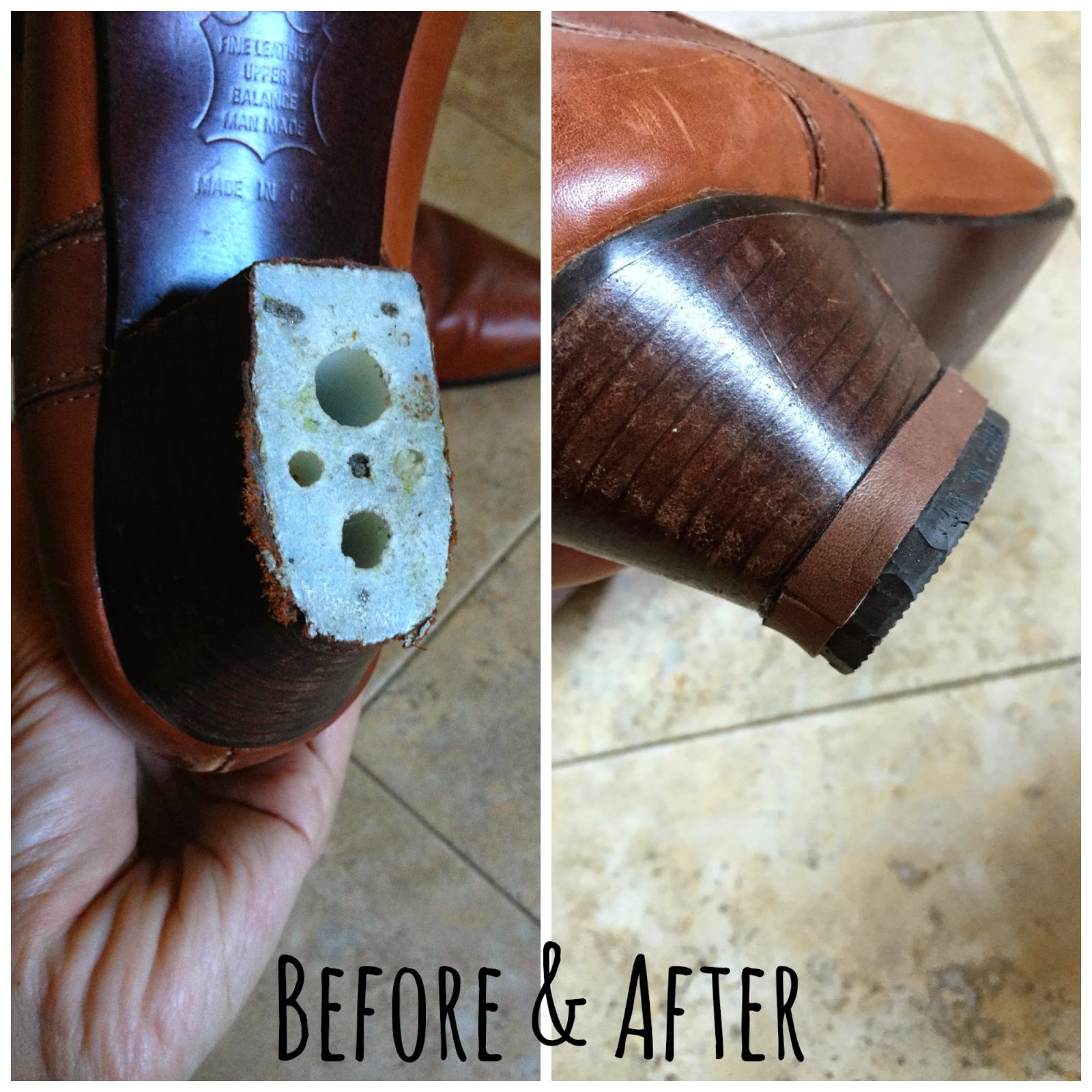 diy boot heel repair