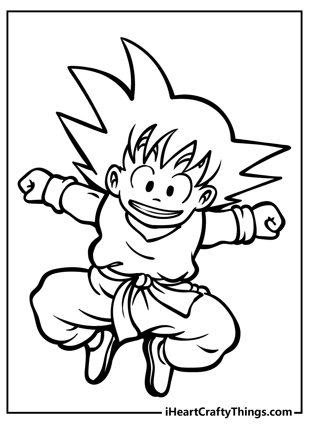 coloring pages goku