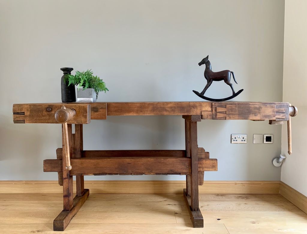 vintage carpenters workbench