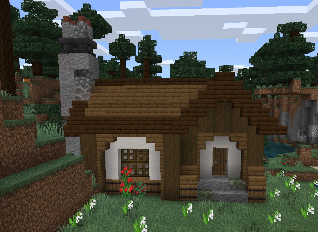 minecraft starter house