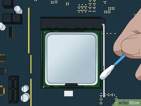 how to clean thermal paste off cpu