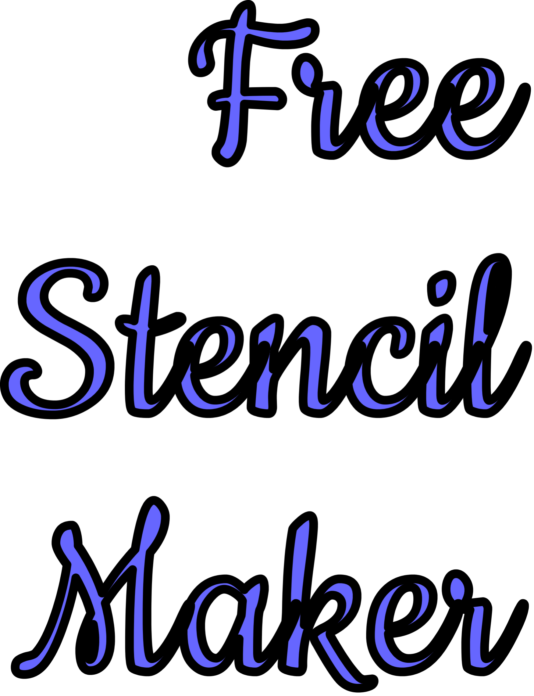 free stencil picture maker