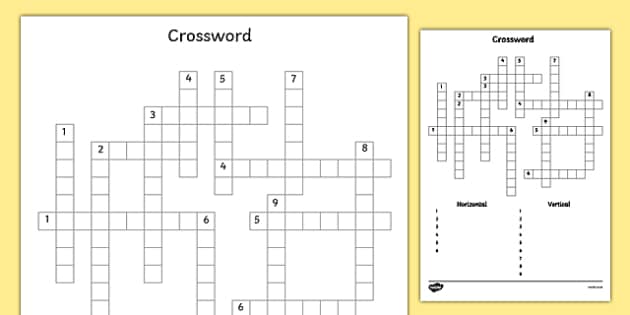 sample crossword