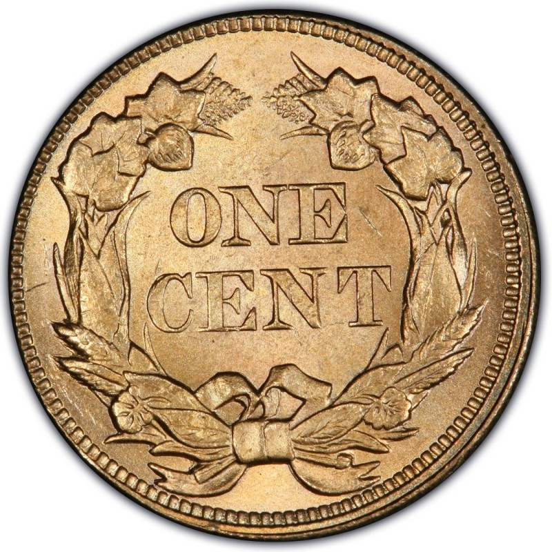 1857 one cent