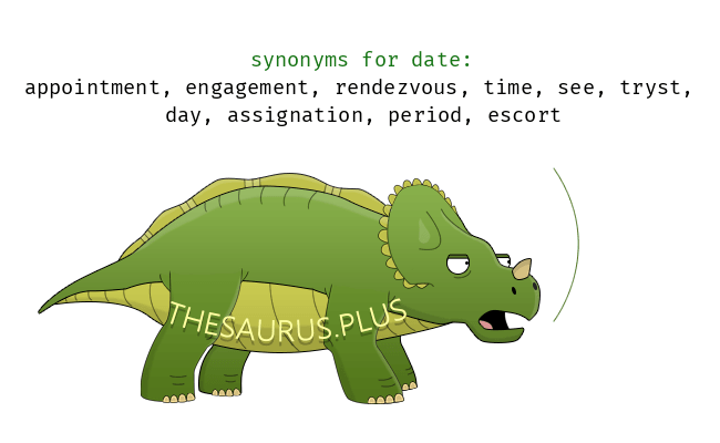 another word for date