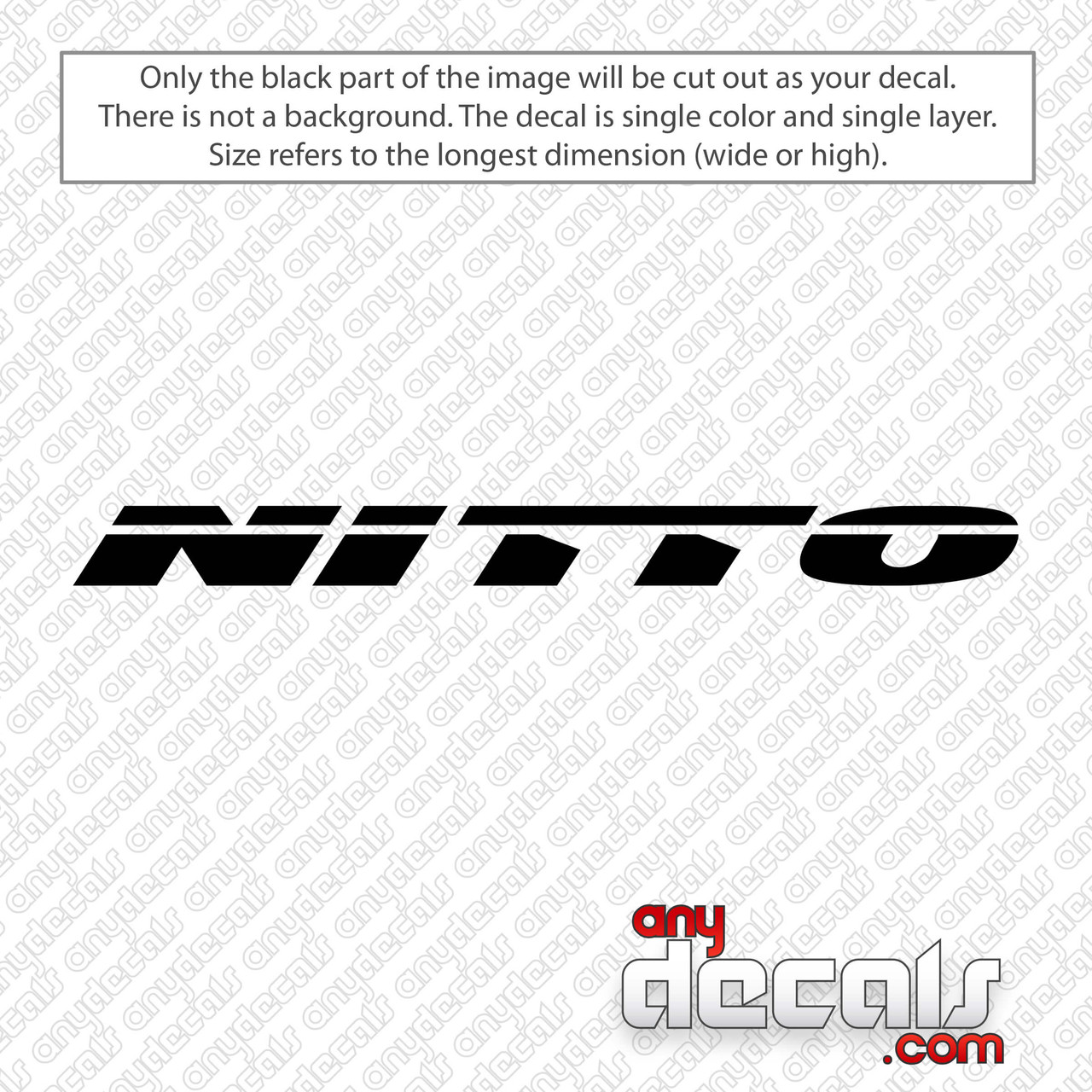 nitto decal