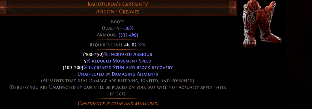 poe boots unique