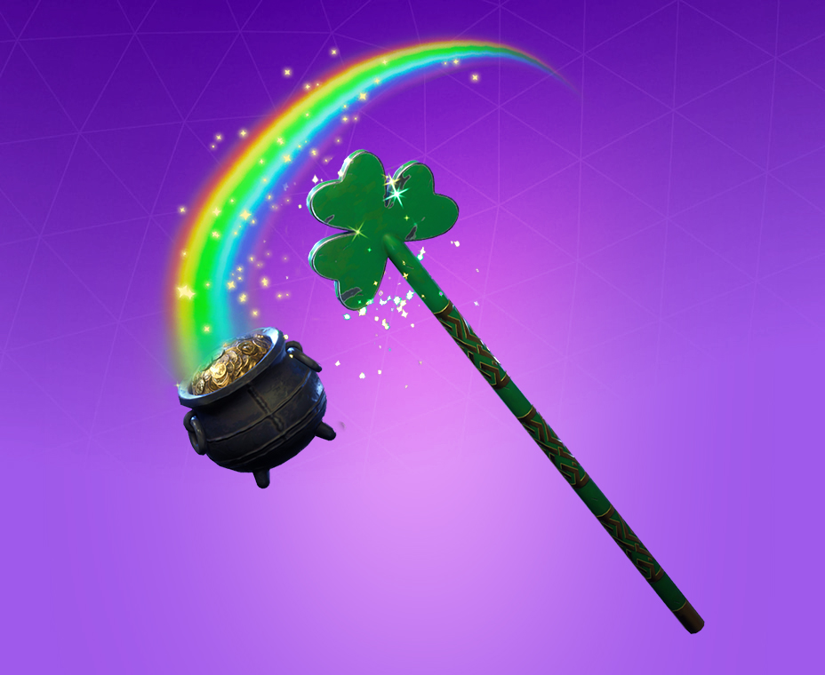 pot of gold pickaxe