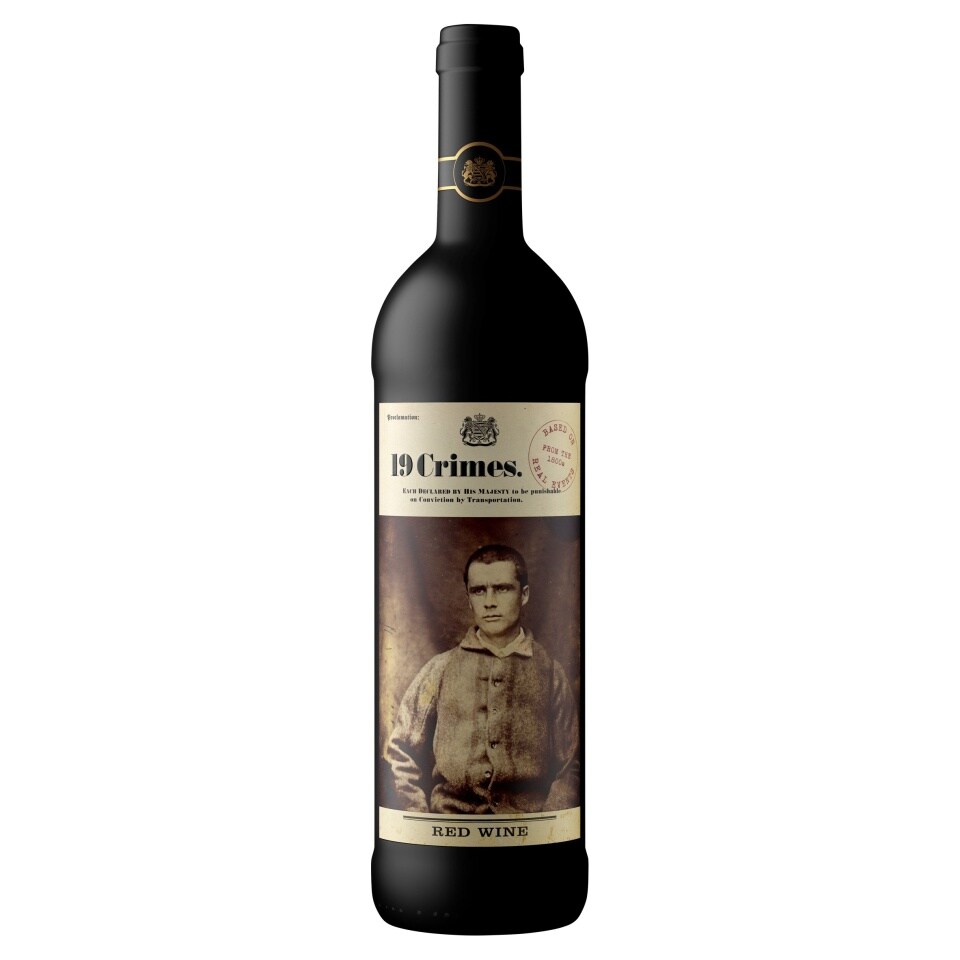 19 crimes red wine tesco