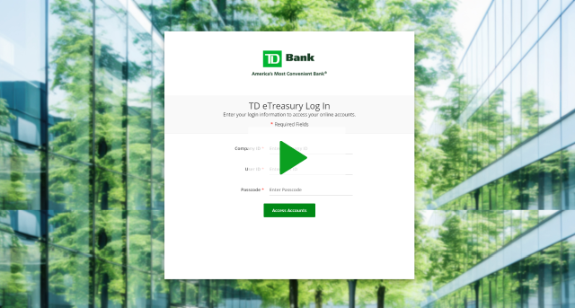 td td bank login