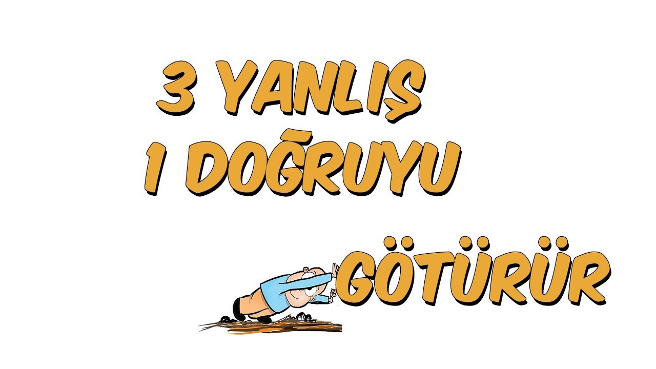 lgsde 3 yanlış bir doğruyu 2021