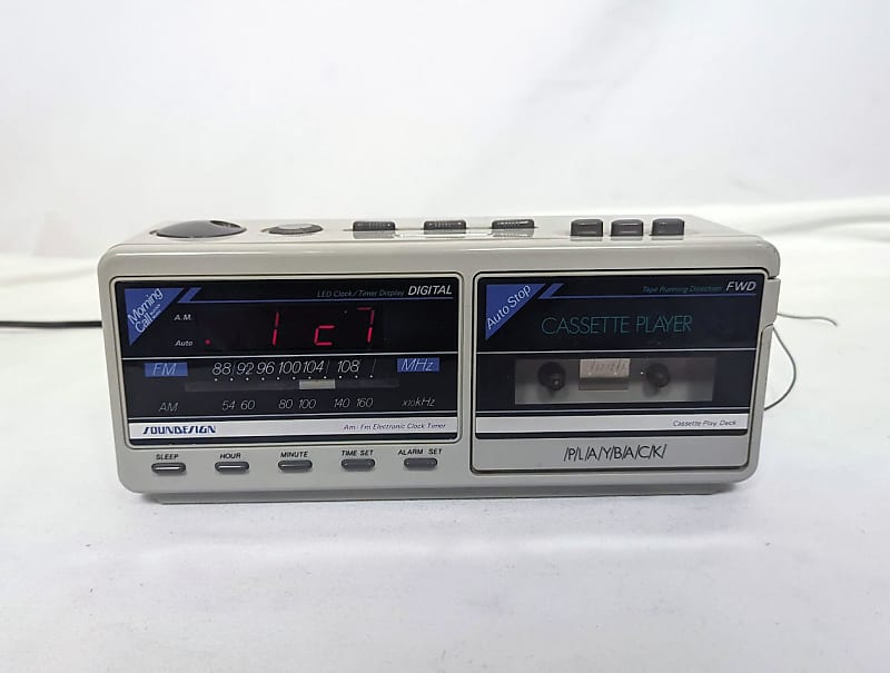 sound design clock radio