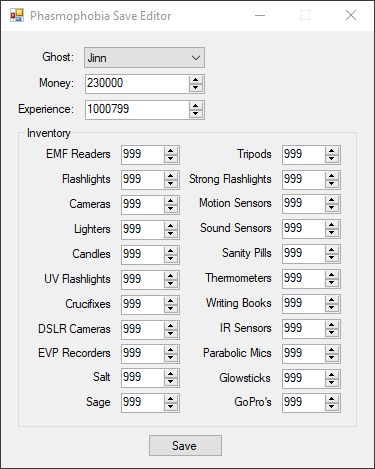 phasmophobia save file location