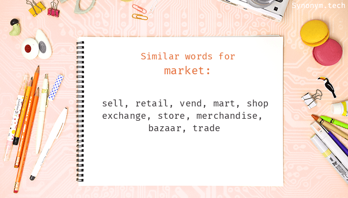 synonym for market