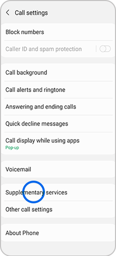 turning off caller id samsung