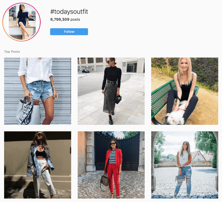 clothing hashtags instagram