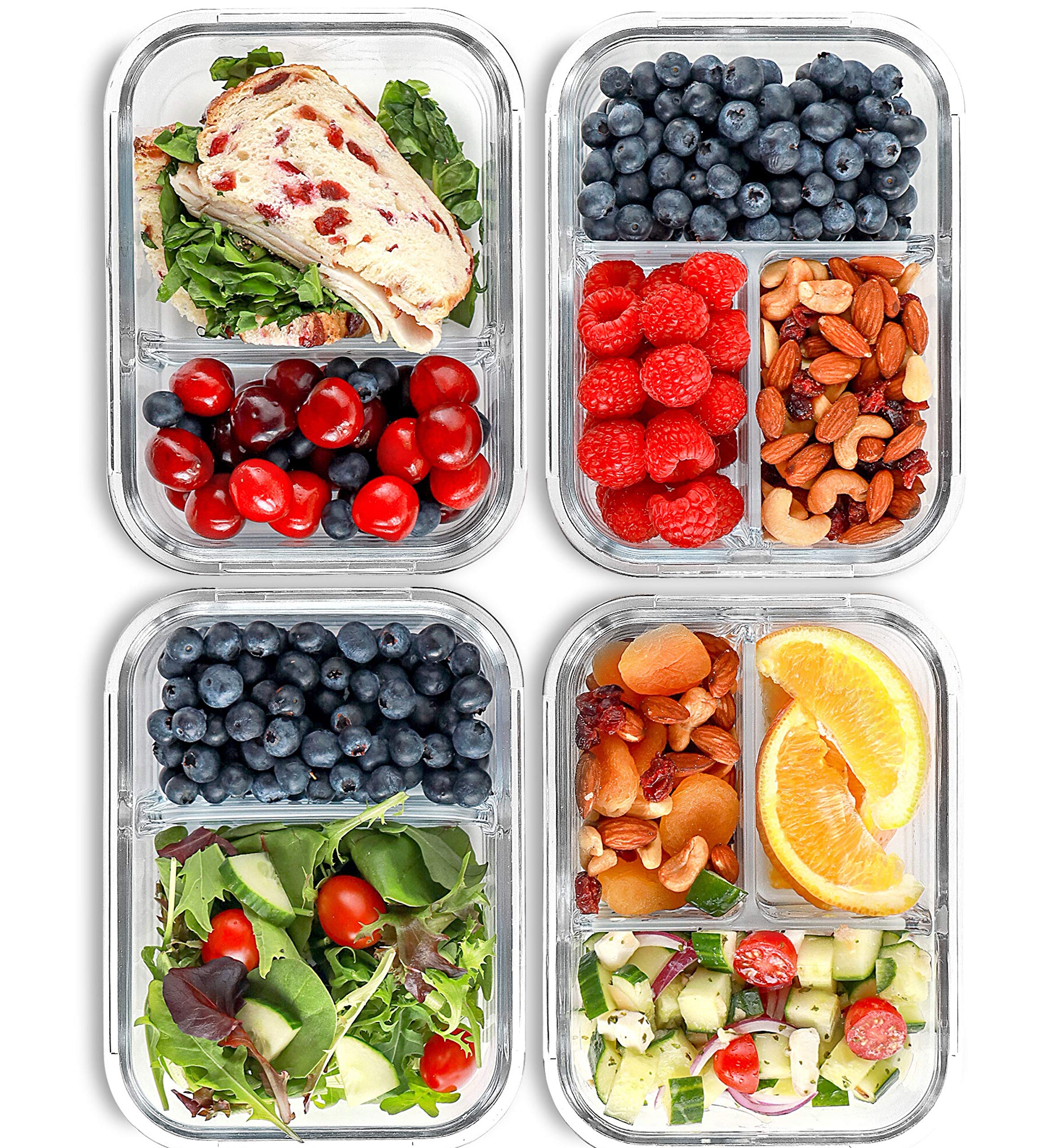 meal prep containers glass